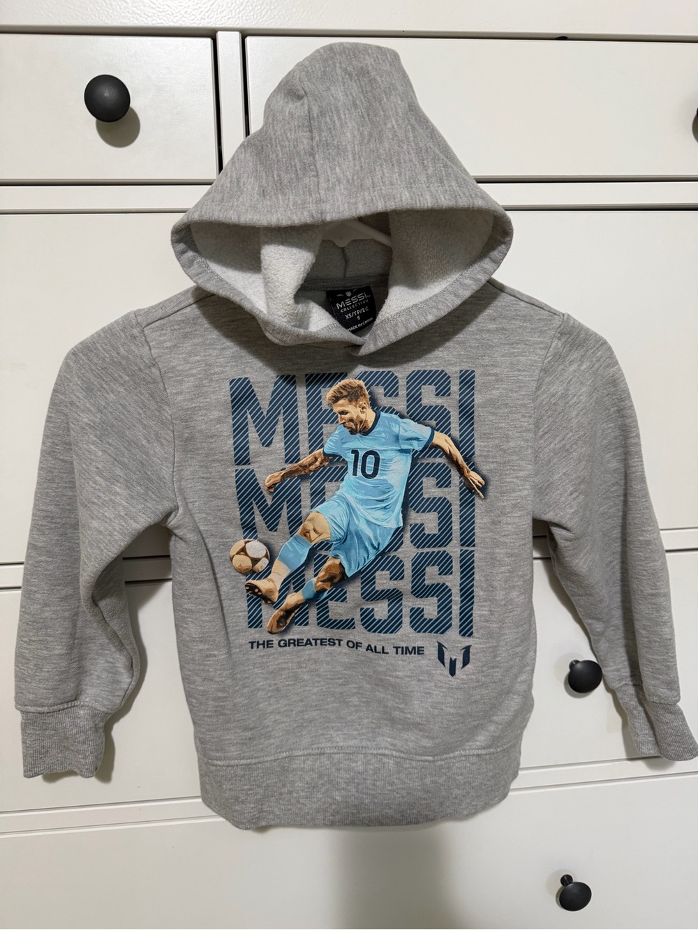 Lionel Messi Soccer Boys' Hooded Sweatshirt